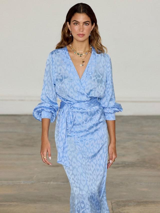 Never Fully Dressed Blue Vienna Midi Dress