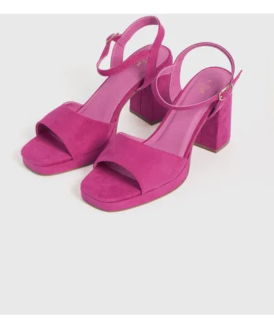 TU Hot Pink Platform sandals
