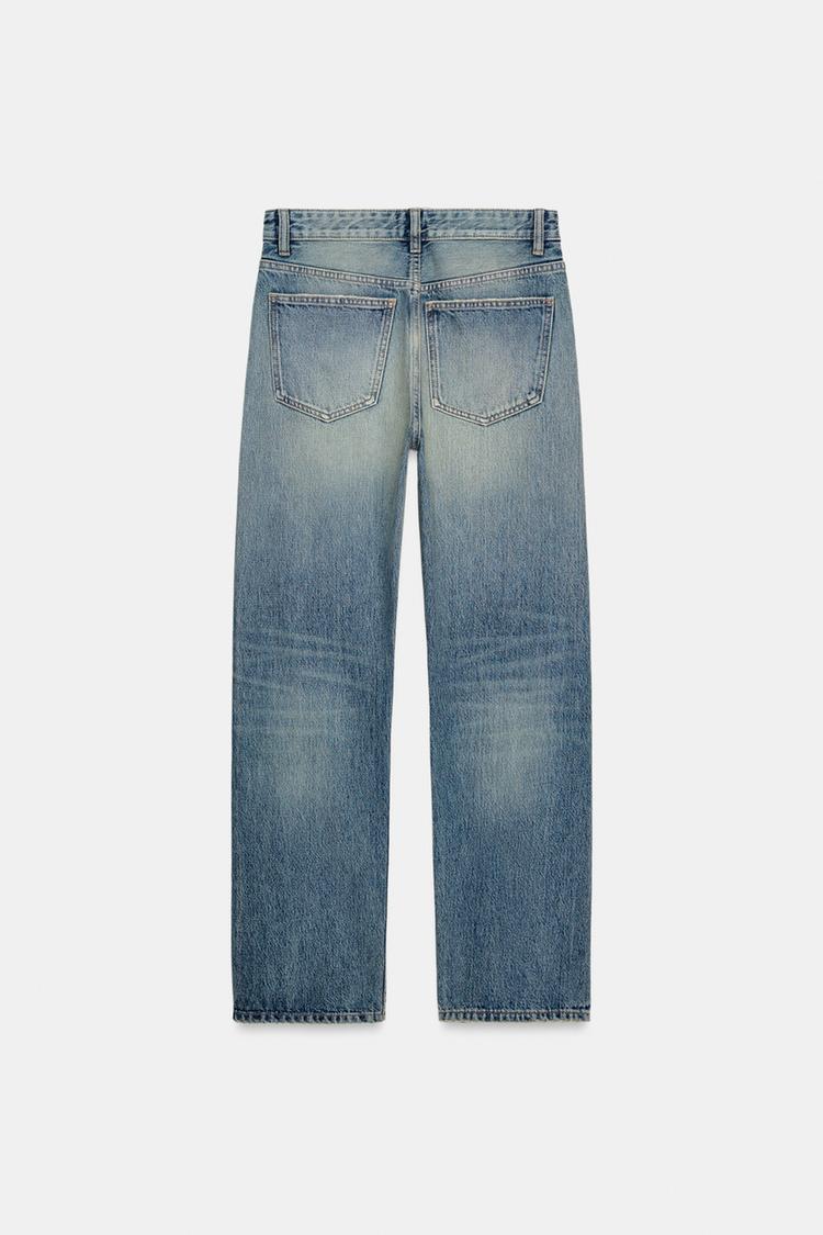 Zara Mid Waist Boyfriend Jeans