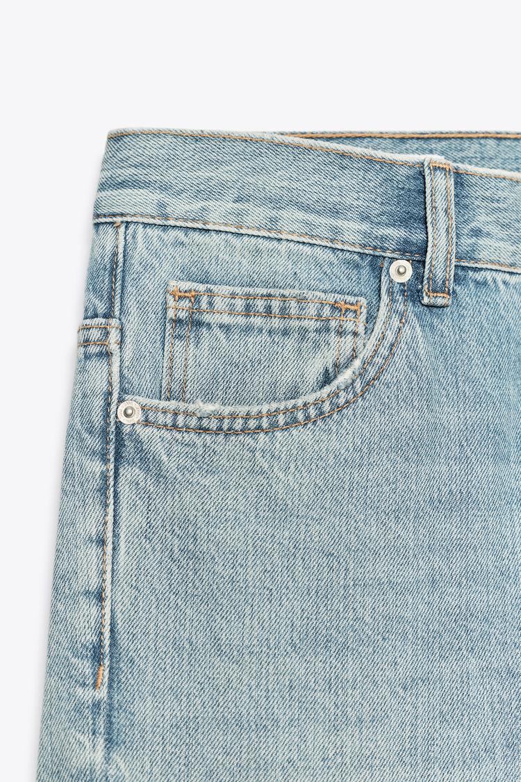 Zara Low Rise Straight Jean