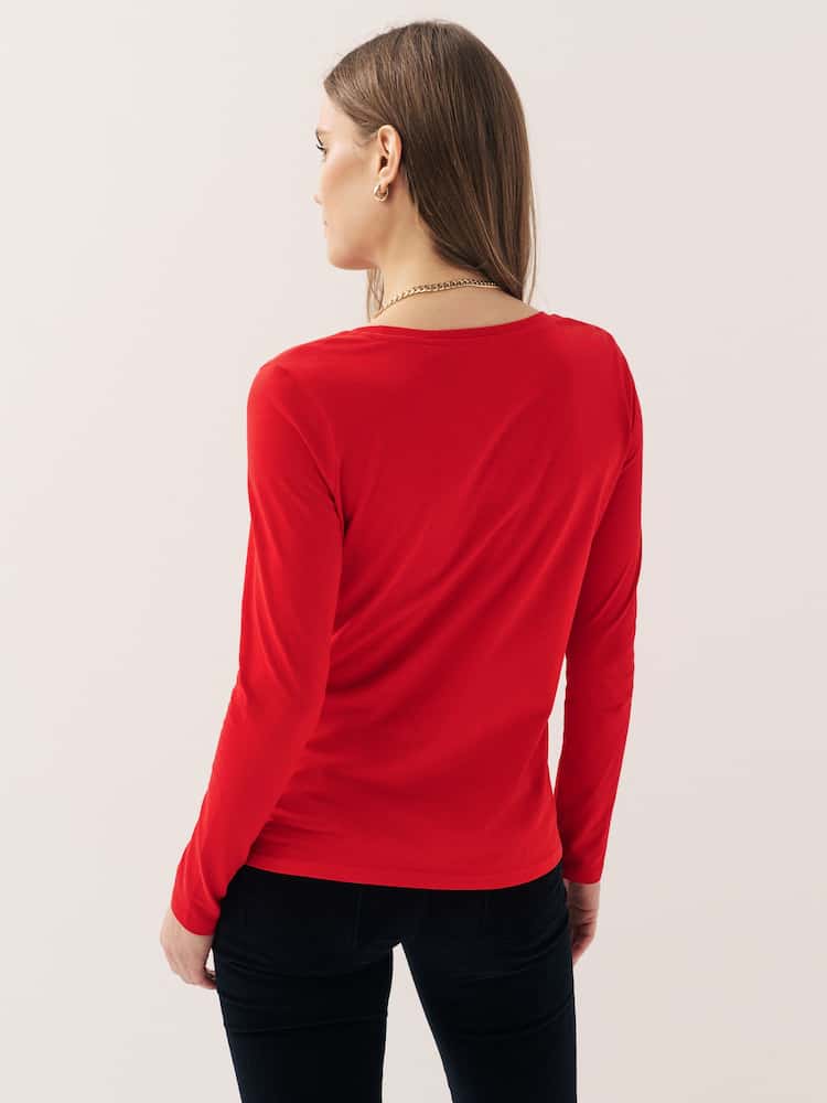 Red Long Sleeve T-Shirt