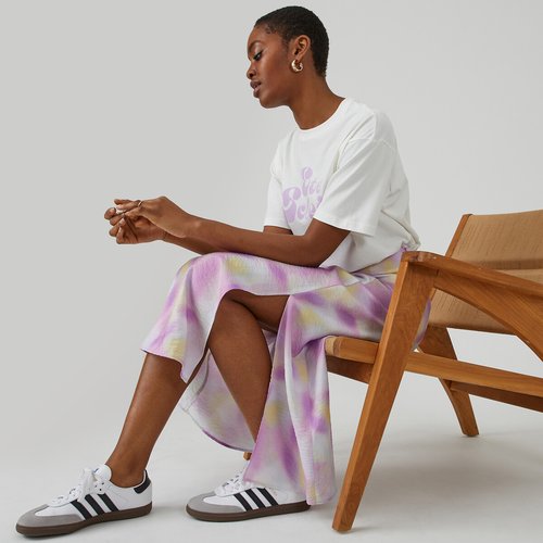 Tie Dye Midi Skirt