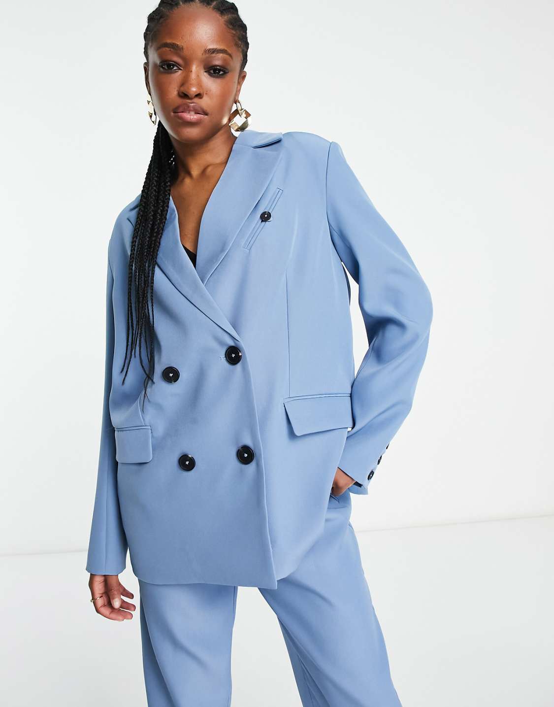 Tailored Open Back blazer And Trousers Set
