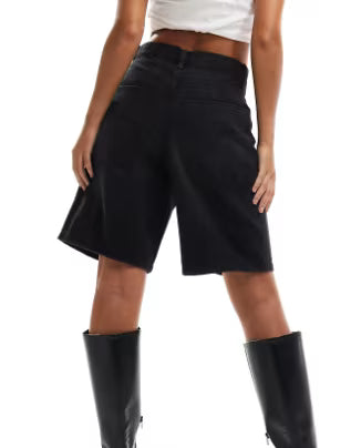 Collusion Dad Shorts In Black