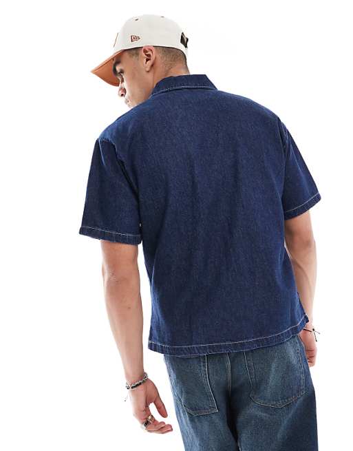 Men's Jjipalma Jjresort Denim Shirt Short Sleeve