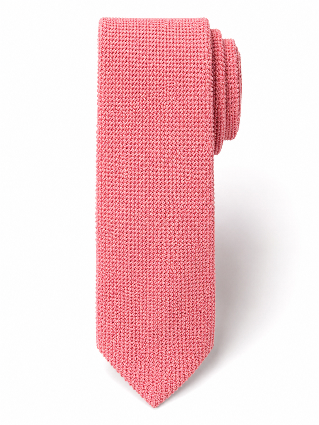 Classic Pink Knit Tie