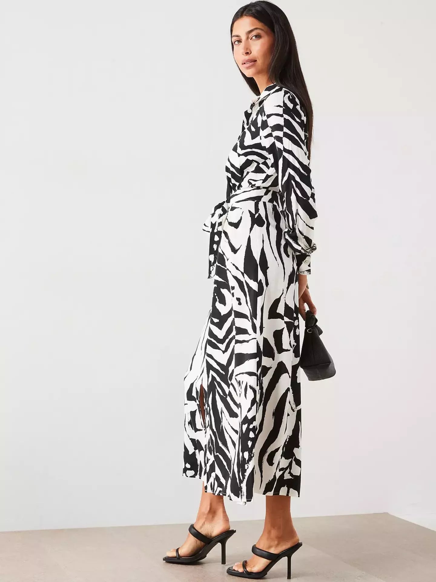 Tie Waist Shirt Dress