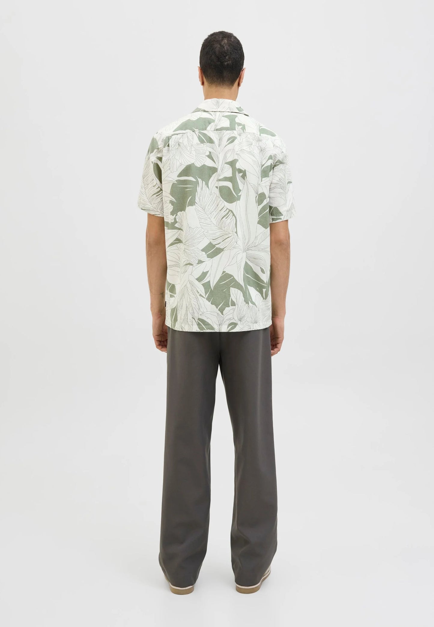 JPRBLUBAHAMAS Print Resort Shirt - hedge green