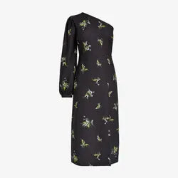 One shoulder Floral Bodycon Dress