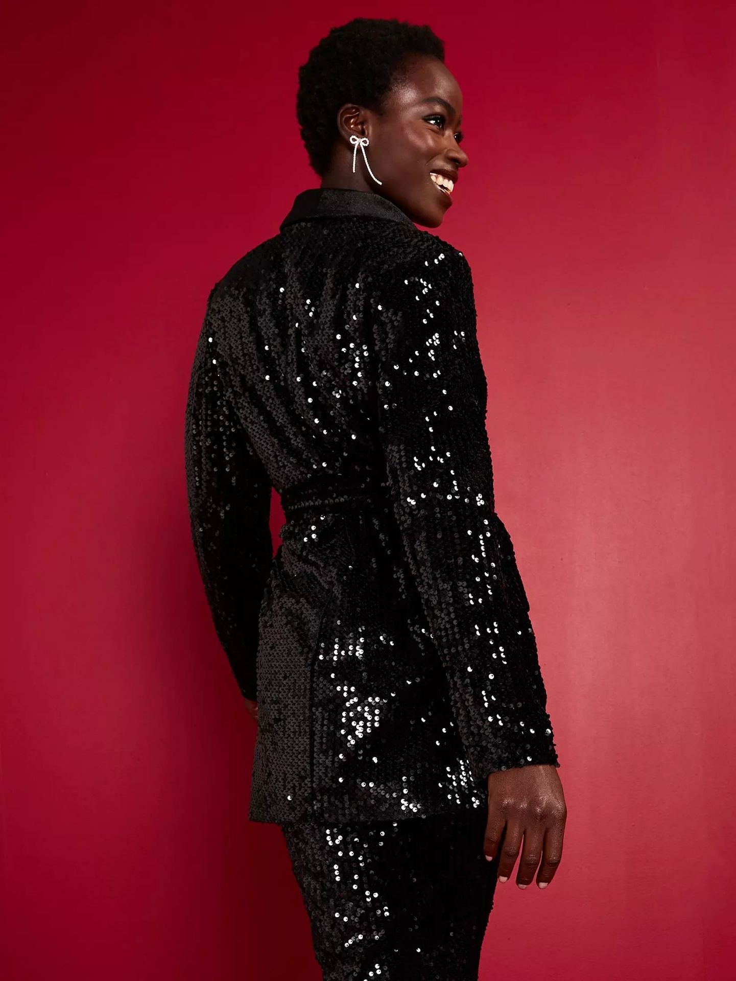 Double Breasted Wrap Blazer