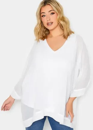 White Chiffon Top