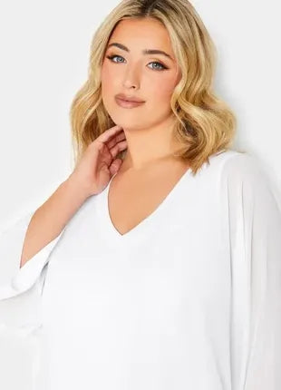White Chiffon Top