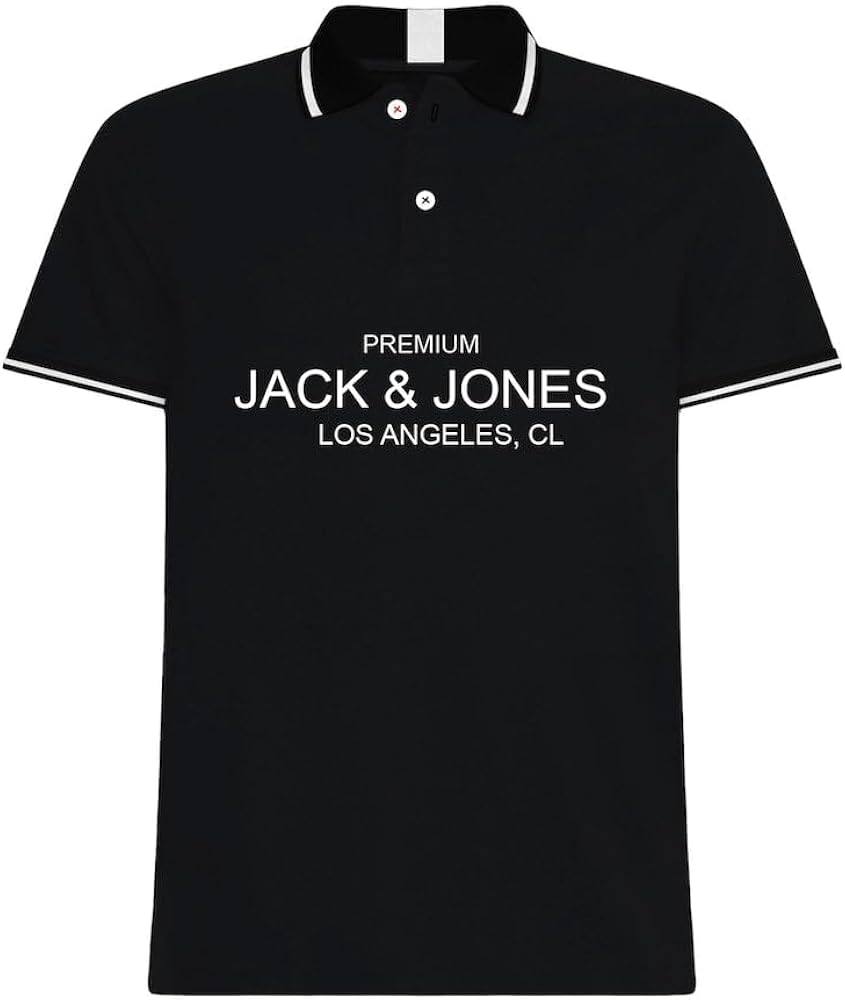 Black Men's Logo Polo