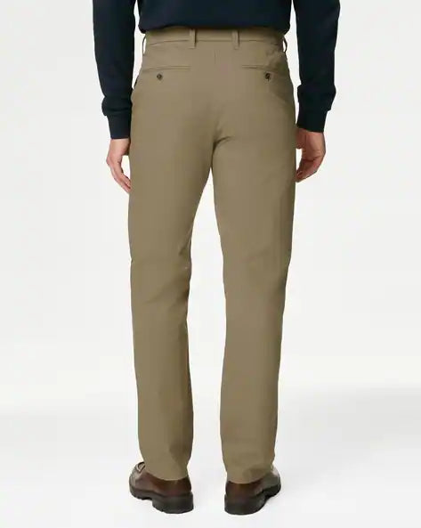 Taupe Regular Fit Chinos