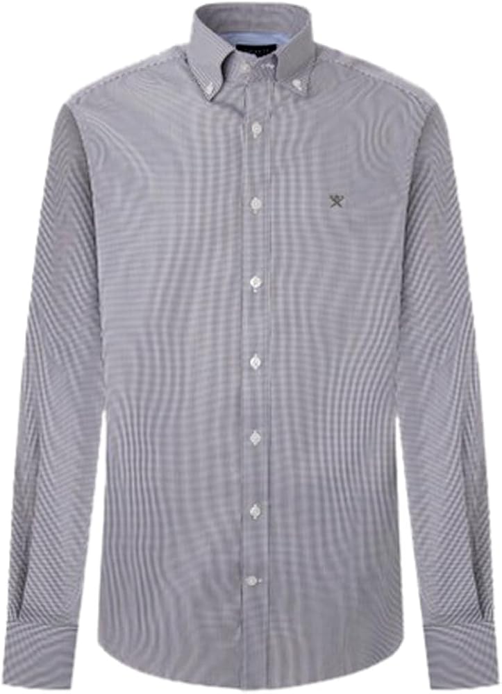 Mini Gingham Slim Fit Shirt Green