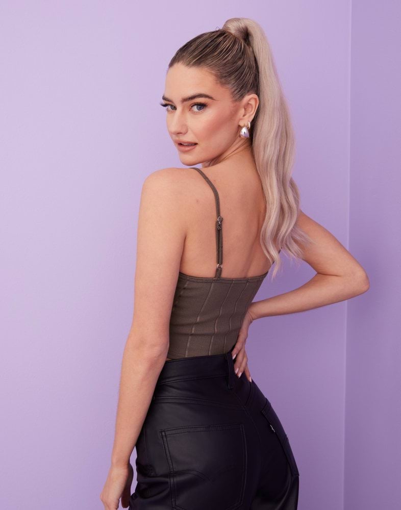 Bandage Skinny Strap Crop Top