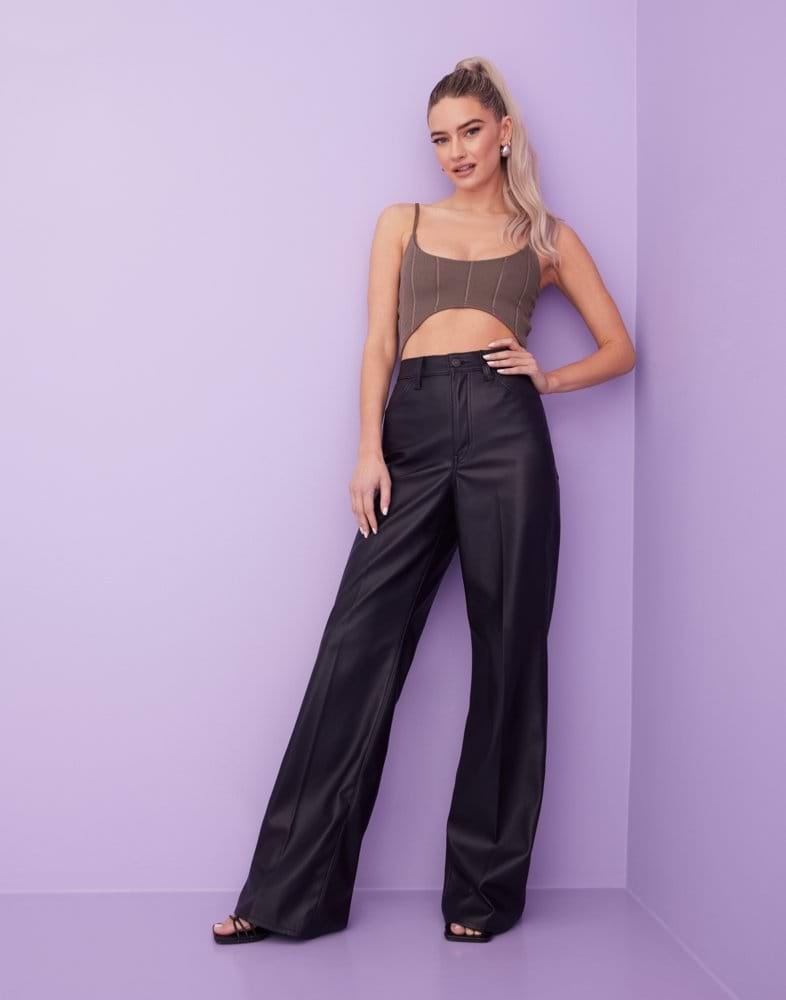 Bandage Skinny Strap Crop Top