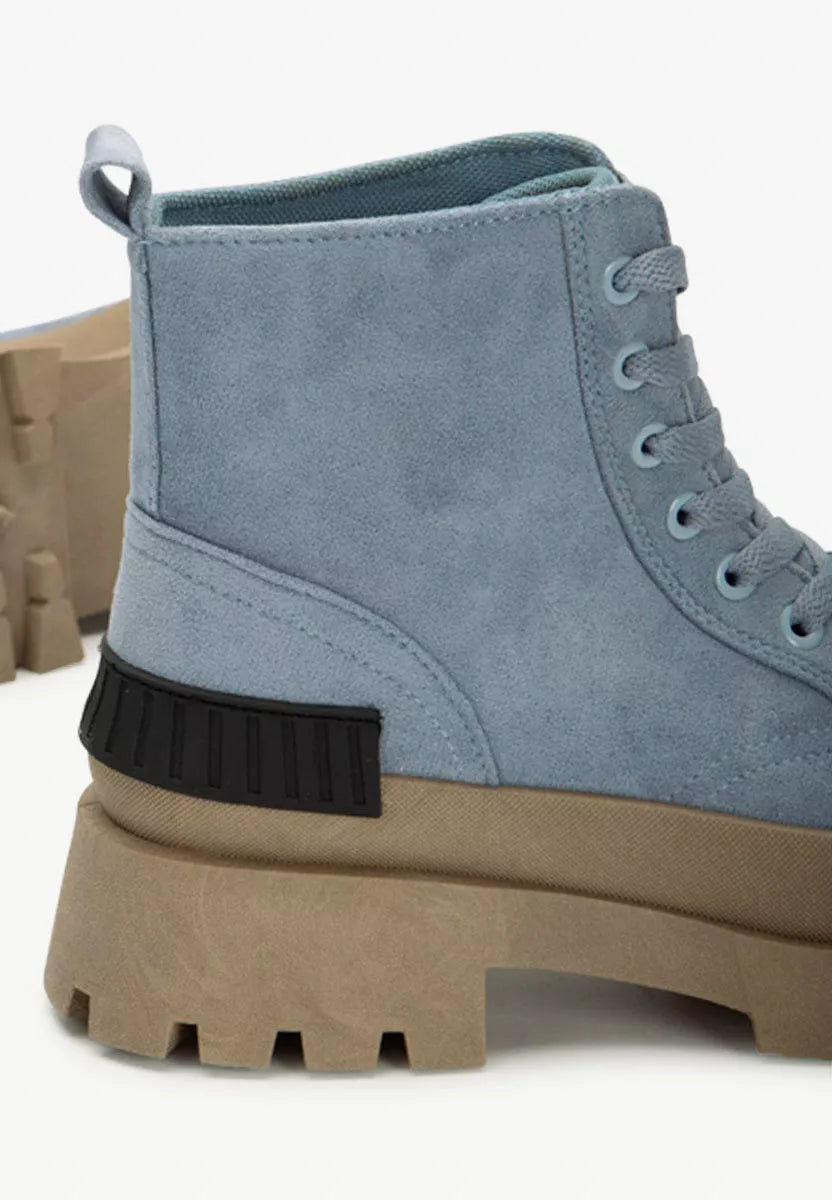 Women's blue Serrena ankle boots