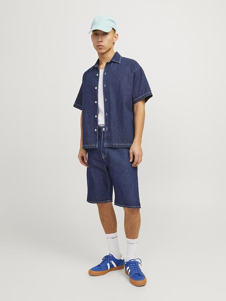 Men's Jjipalma Jjresort Denim Shirt Short Sleeve