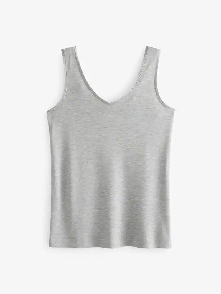 Grey Marl Slouch Vest