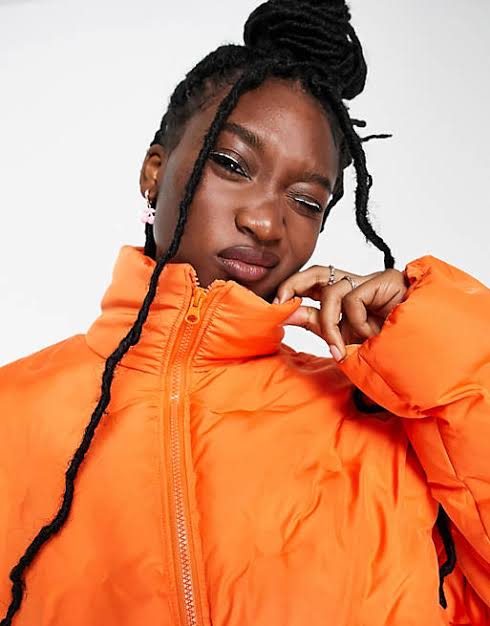 Unisex Puffer Jacket Orange