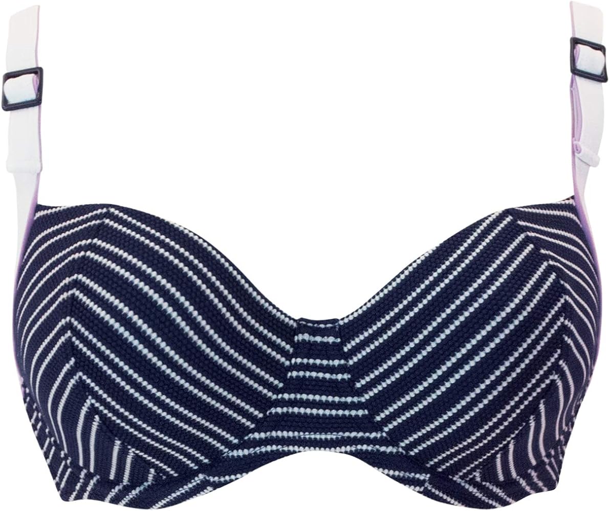 Curvy Kate Women's Sailor Girl Padded Balcony Bikini Top