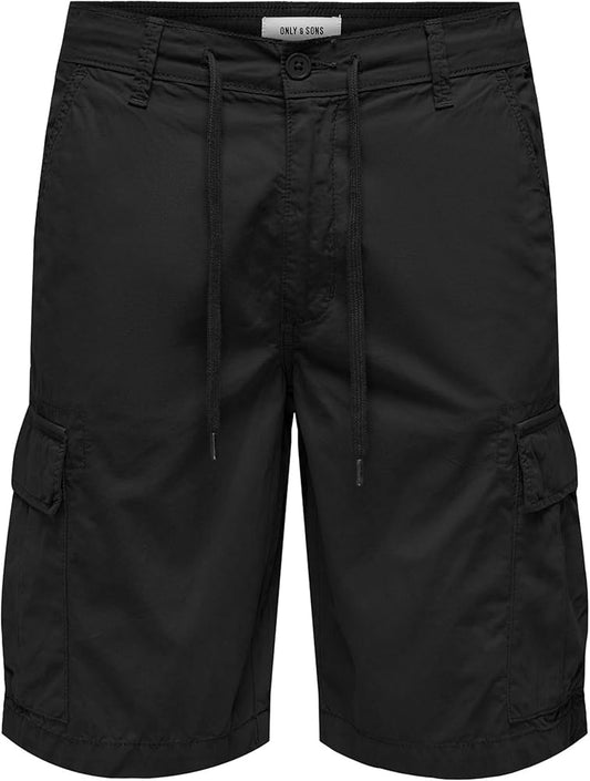 Onsloc Cargo Cotton Shorts Black