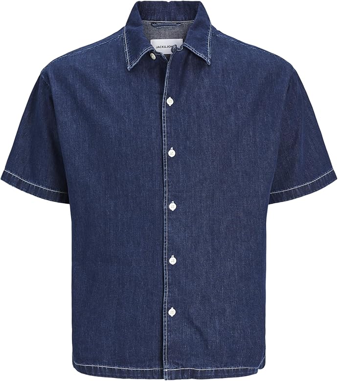 Men's Jjipalma Jjresort Denim Shirt Short Sleeve