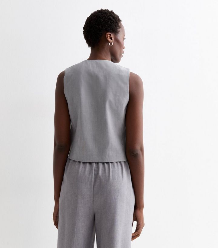 Grey Waistcoat and Trouser Set