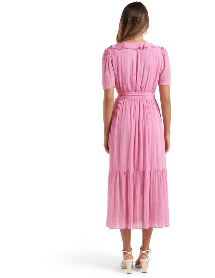 Tobi Ruffle Midi Dress