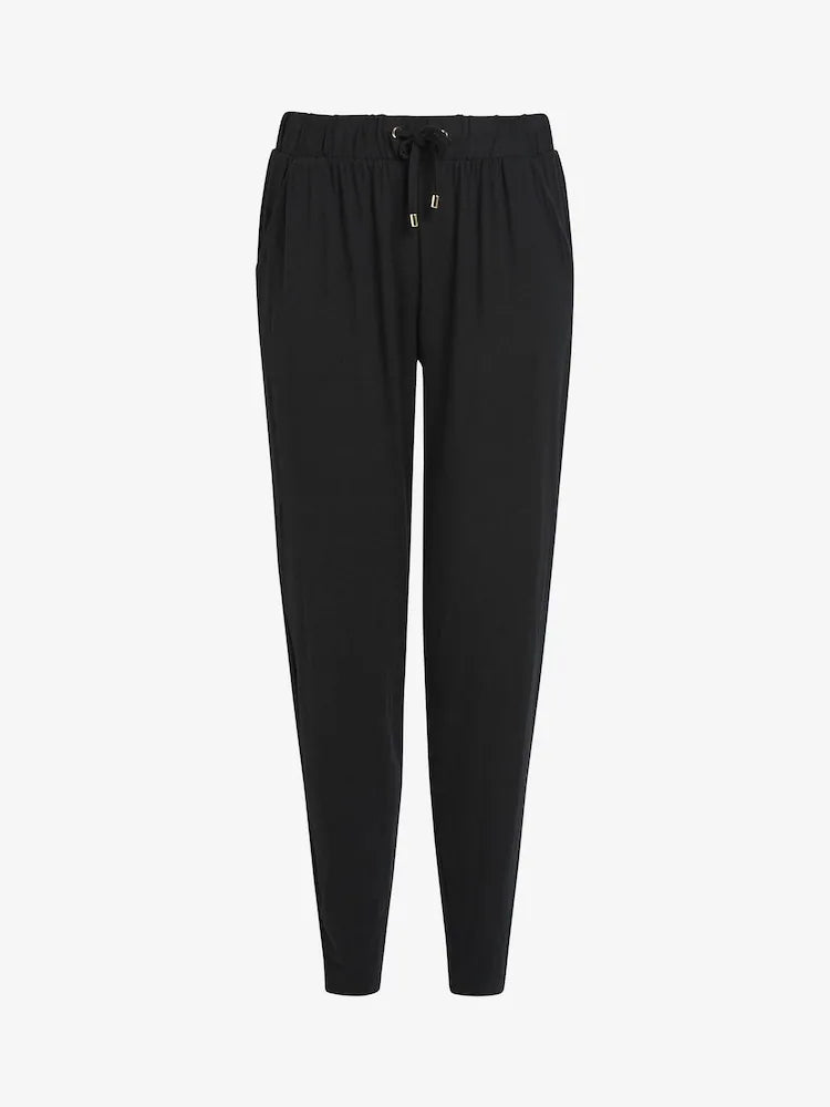 Black Jersey Joggers