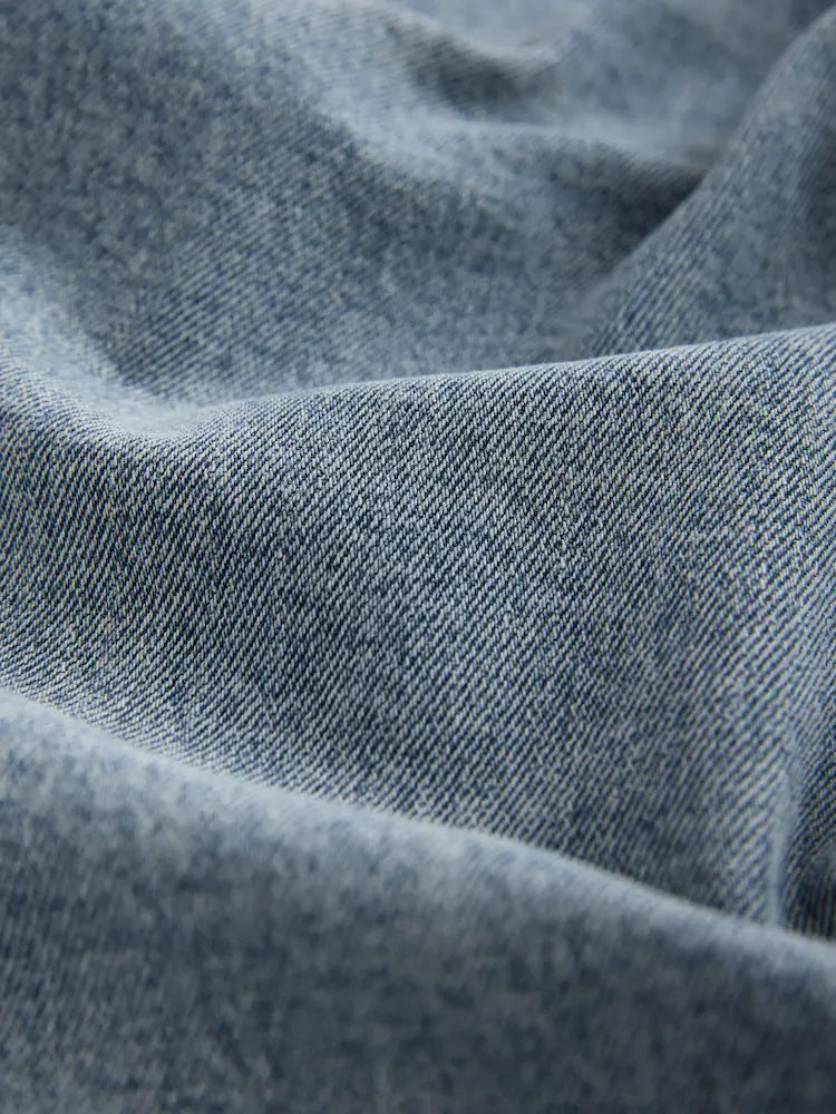Blue Slate Regular Tapered Fit Vintage Wash Denim Jeans