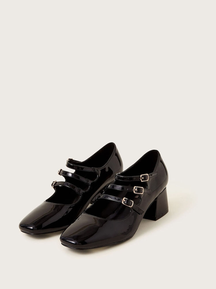Monsoon Black Gwen Patent