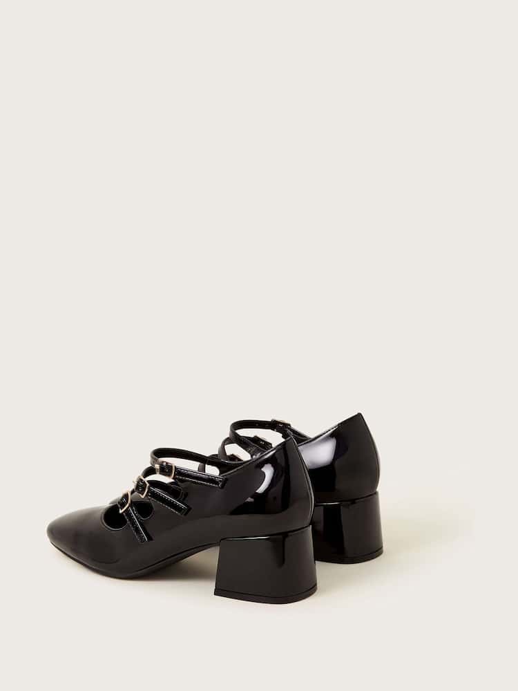 Monsoon Black Gwen Patent