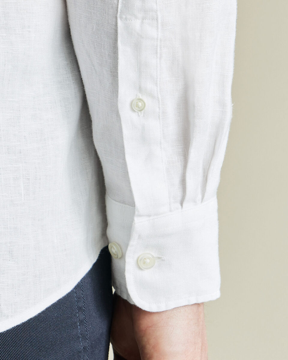 Pure Linen Classic Fit Shirt White
