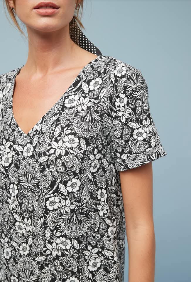 Floral Linen Bend