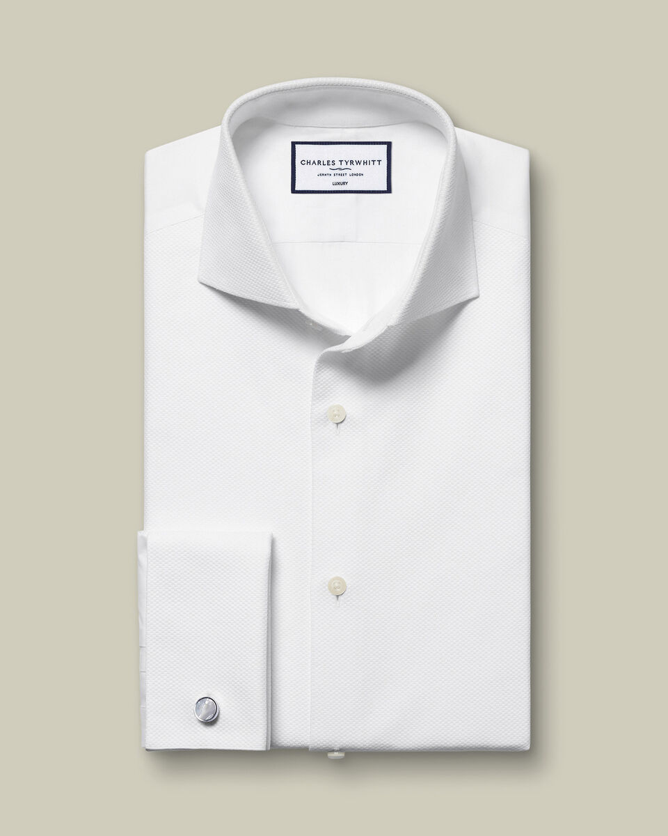 Bib Front Luxury Tuxedo Slim Fit Shirt