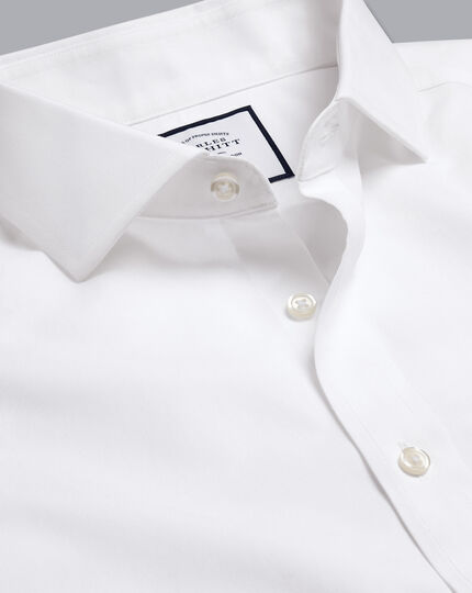 Cutaway Collar Non-Iron Poplin Classic Fit Shirt