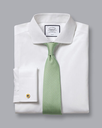 Classic Fit Non Iron Poplin Shirt White