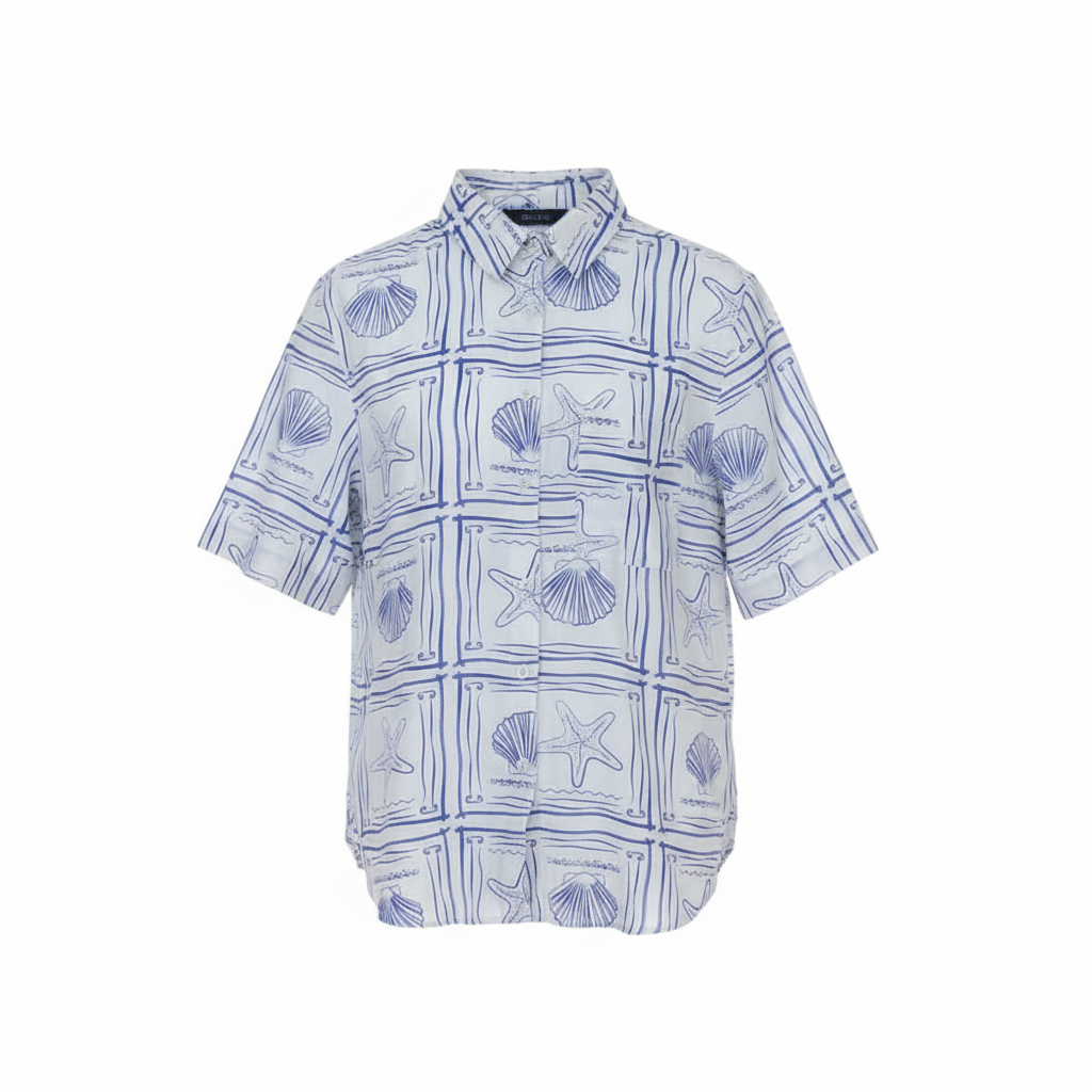 Seashells Print Shirt