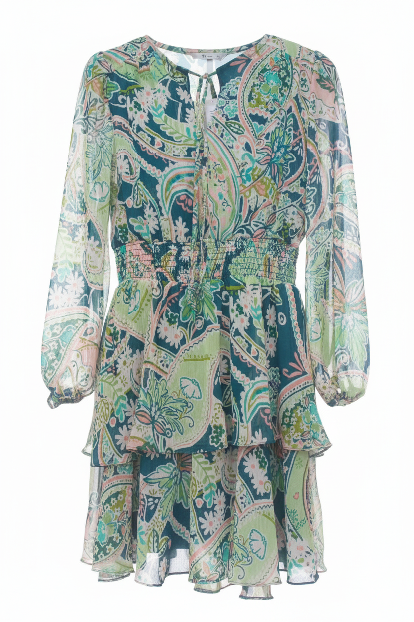 Green Floral Dress