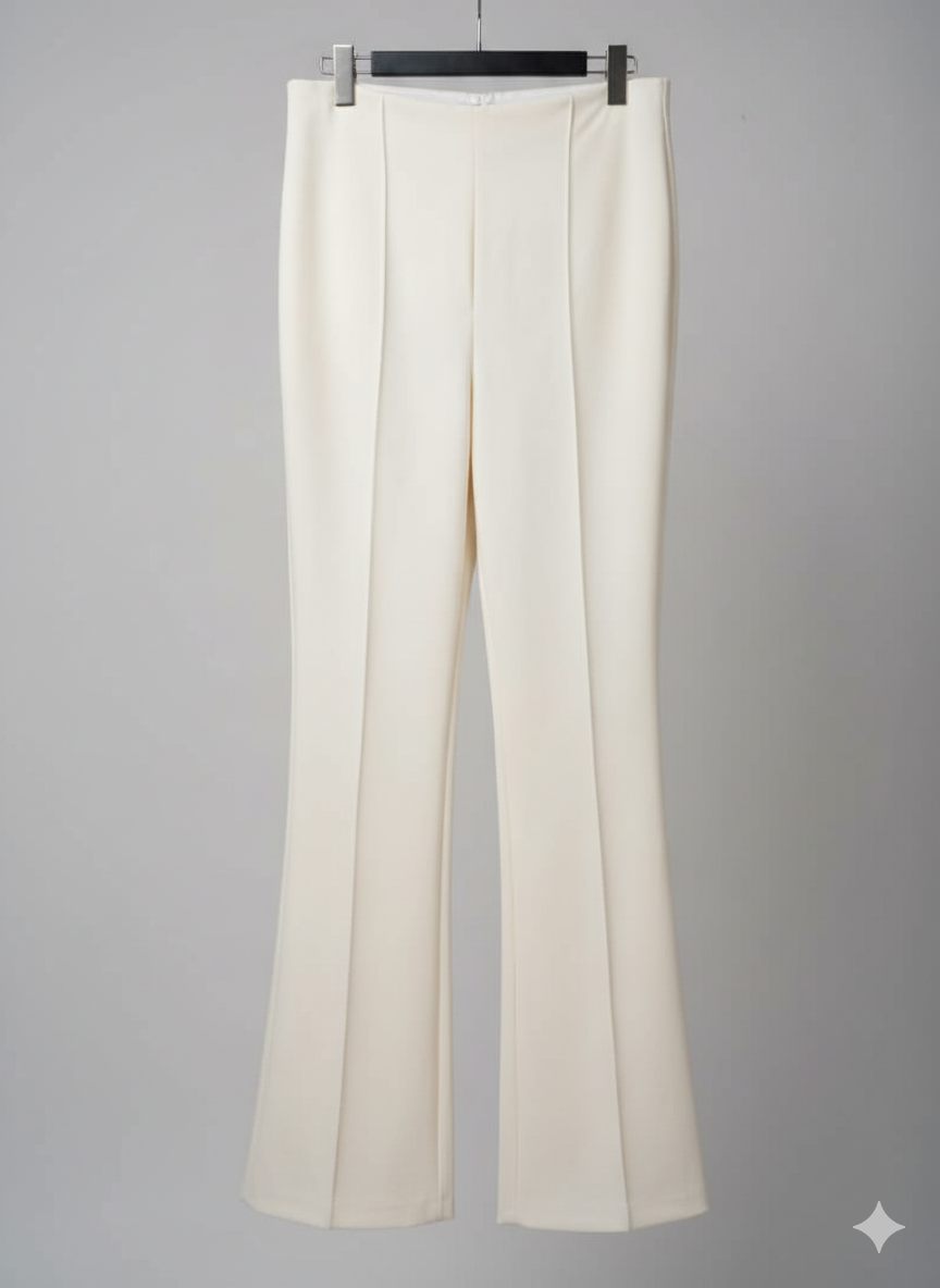 Full lenght High Waist Flare Trousers