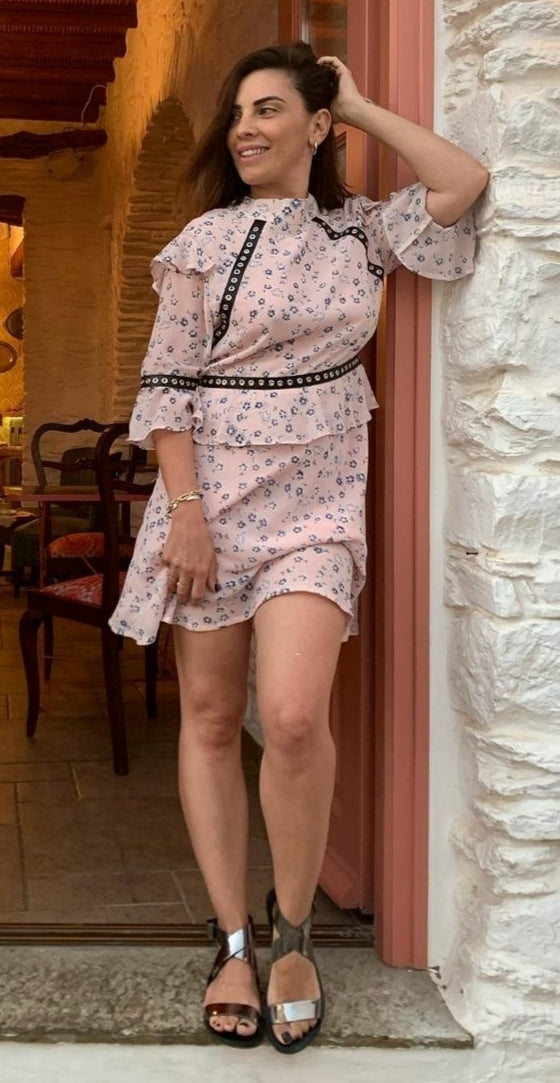 Floral Print Skater Dress