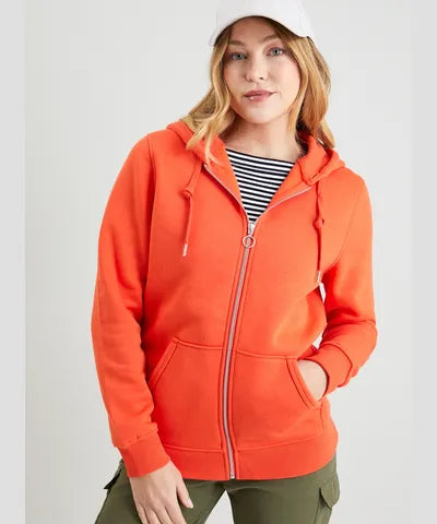 Tu Woman Orange Coord Zip-Through Hoodie