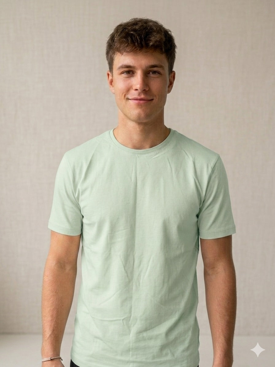 Supima Cotton T-Shirt - Pale Green
