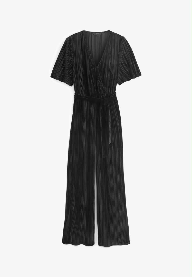 Tall Velvet Jumpsuit Black