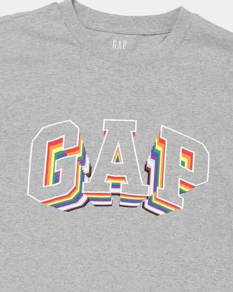 Logo Print Cotton Crew Neck T-Shirt