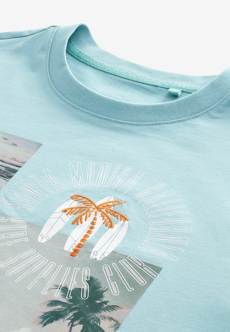 T-Shirt Imprime Blue