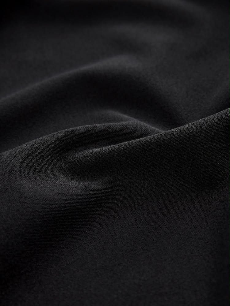Petite Black Cape Maxi Dress