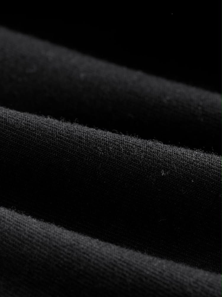 Black Premium Tapered Jersey Joggers